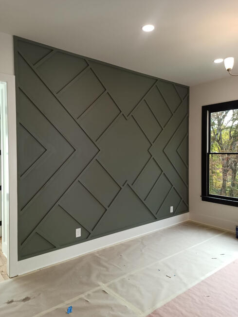 Living Room Accent Wall 3