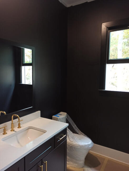 Bathroom Accent Wall Project 2